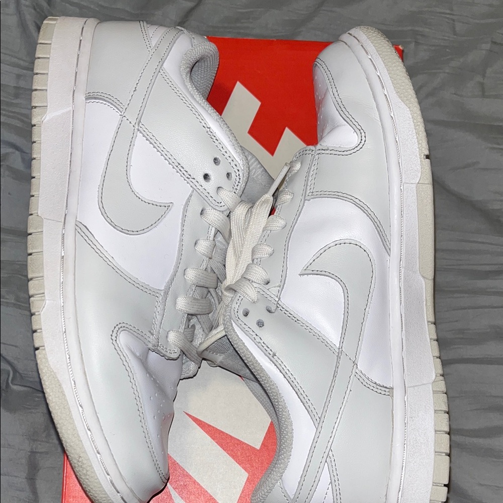 Nike White and Gray Sneakers